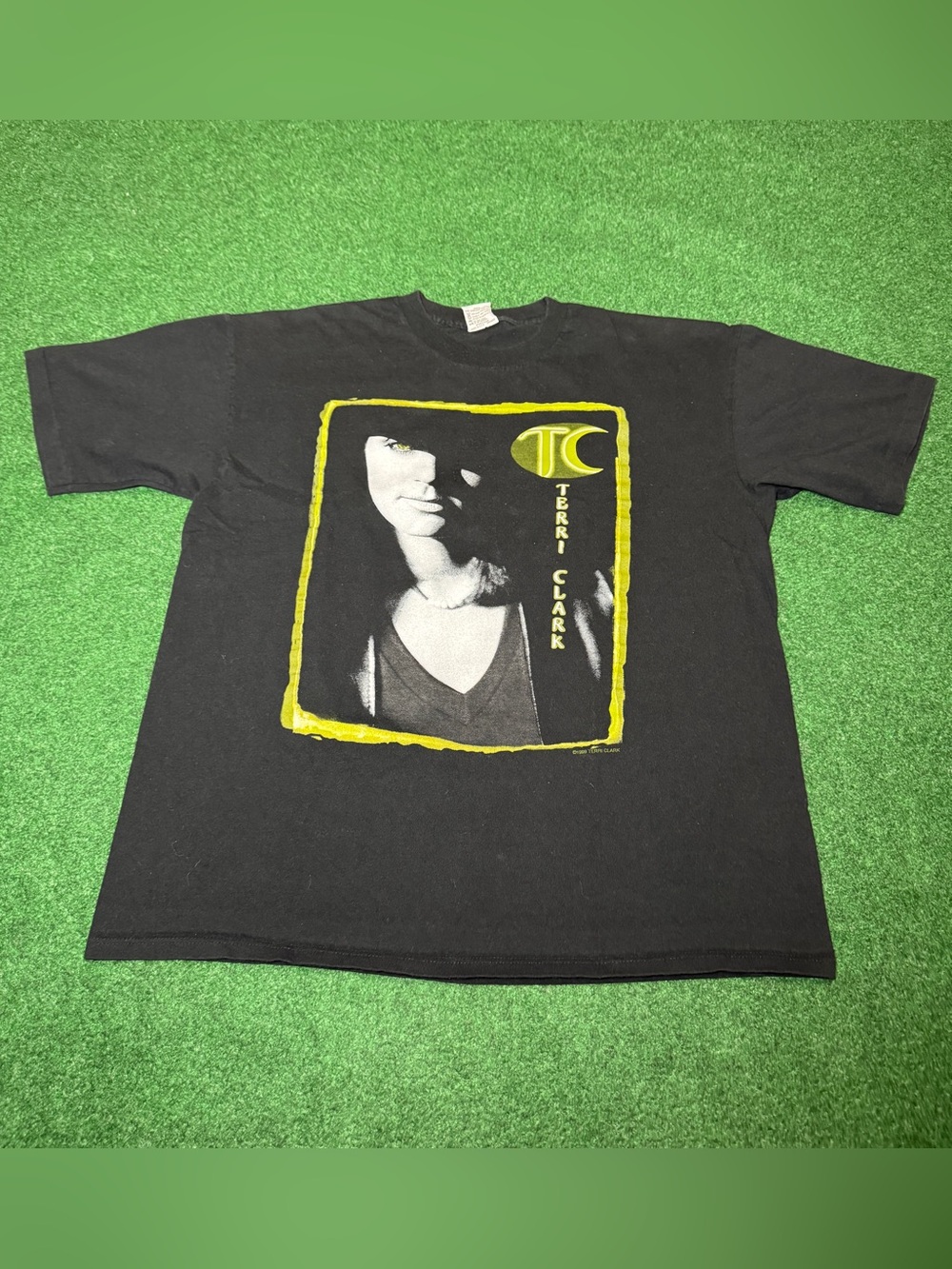 Terri Clark Country Concert Vintage 90s Tour T Shirt Large 22x27